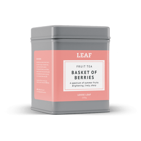Basket Of Berries Fruit Loose Leaf Tea Tin
