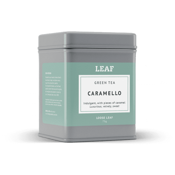 Caramello Green Loose Leaf Tea Tin