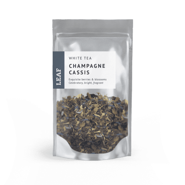 Champagne Cassis White Loose Leaf Tea Small Two Taster Bag