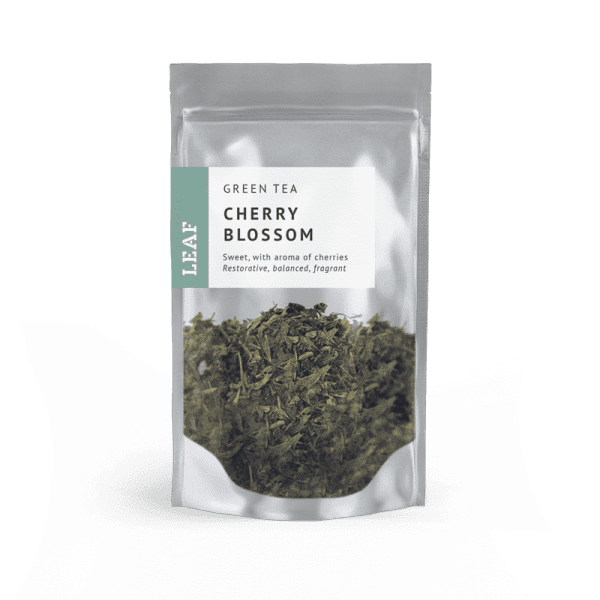 Cherry Blossom Green Loose Leaf Tea Small Two Taster Bag
