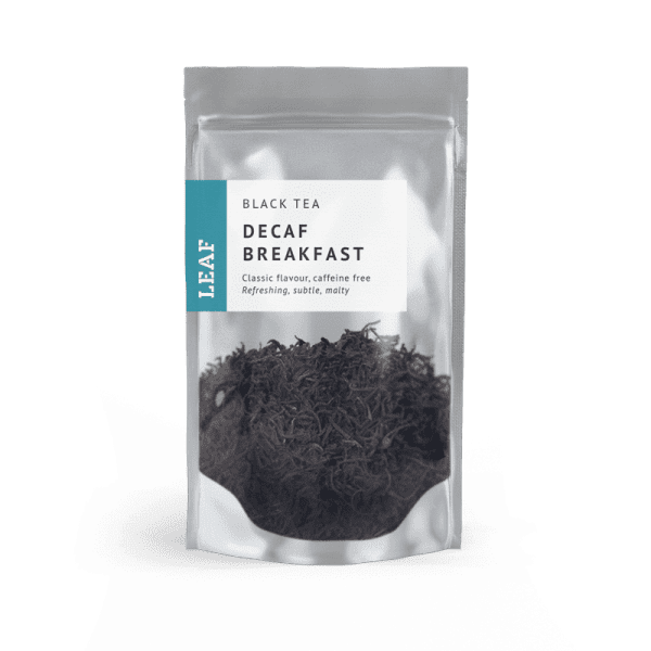 Decaf Breakfast Black Loose Leaf Tea Small Two Taster Bag