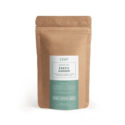 Exotic Garden Green Loose Leaf Tea Brown Refill Bag