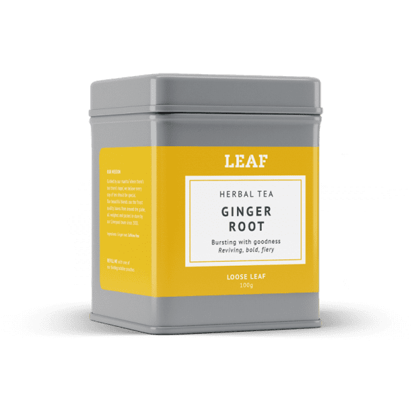 Ginger Root Herbal Loose Leaf Tea Tin