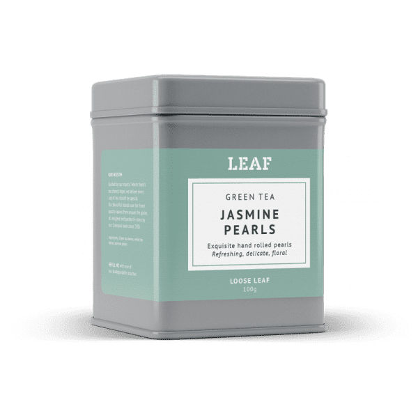 Jasmine Pearls Green Loose Leaf Tea Tin