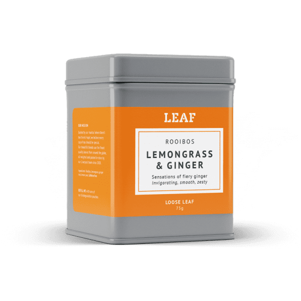 Lemongrass and Ginger Rooibos Loose Leaf Tea Tin