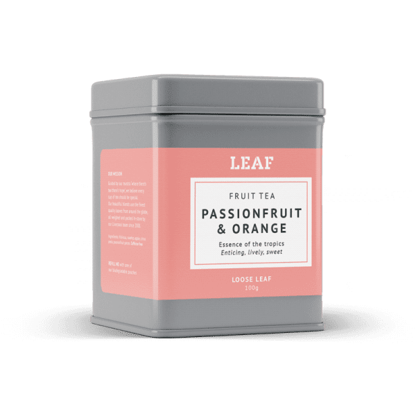Passionfruit and Orange Fruit Loose Leaf Tea Tin