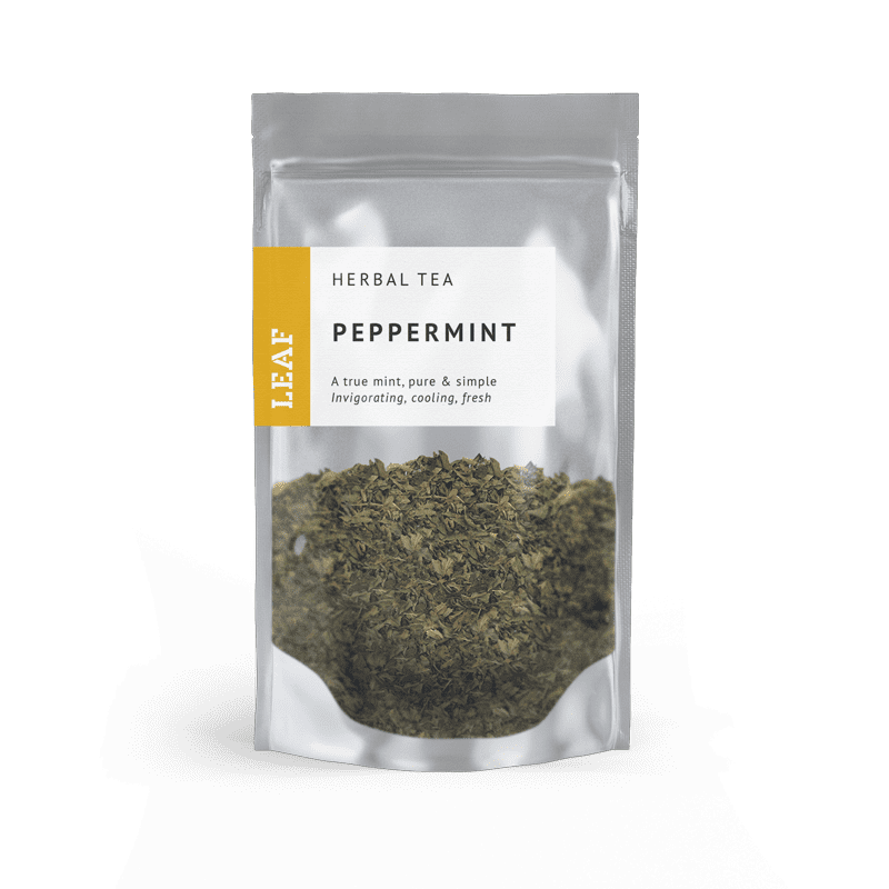 Peppermint Herbal Loose Leaf Tea Small Two Taster Bag