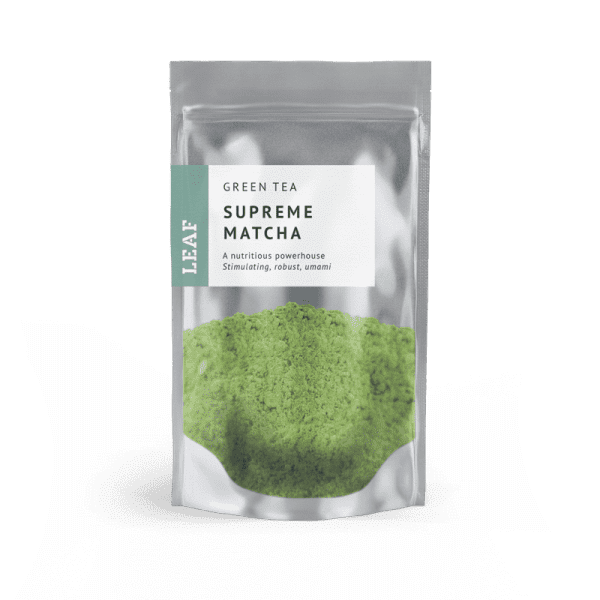 Supreme Matcha Green Loose Leaf Tea Small Two Taster Bag