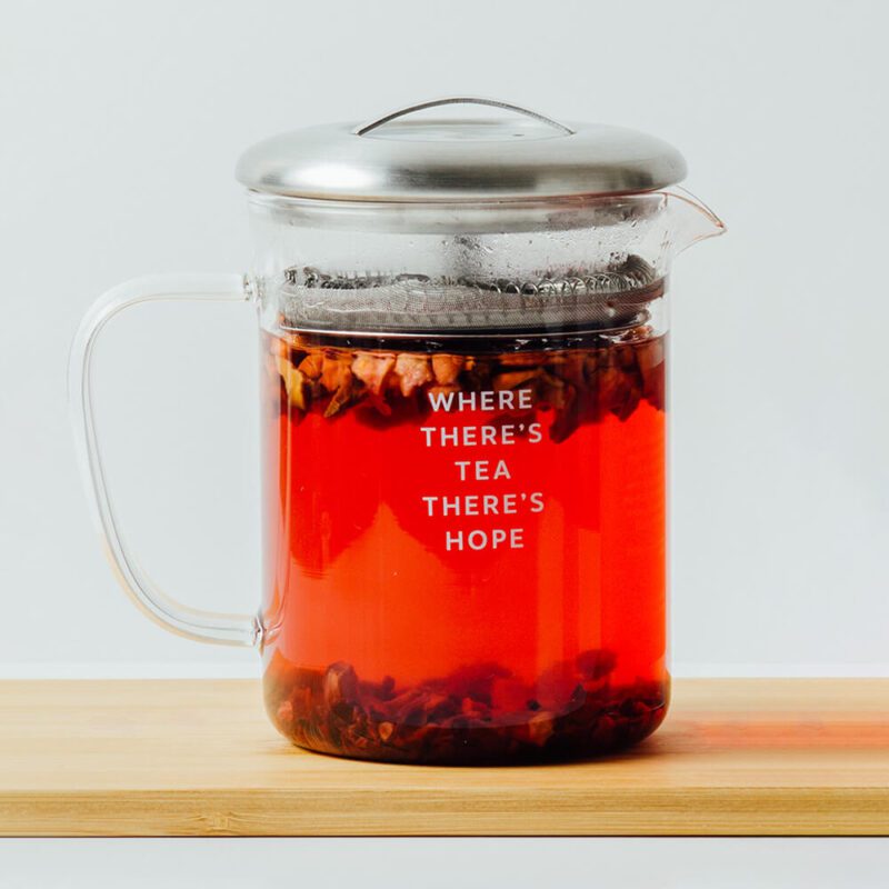 LEAF Tea Pot with Infuser Loose Leaf Tea Pot LEAF Tea