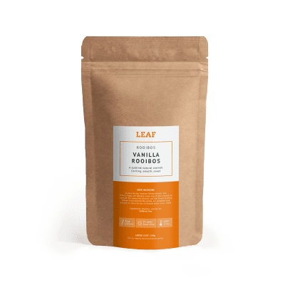 Vanilla Rooibos Loose Leaf Tea Brown Refill Bag