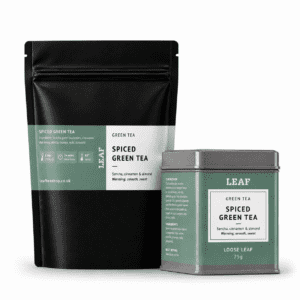 spiced green tea - tin & refill