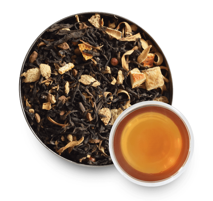 Vintage Chai Pu Erh Tea with Loose Leaf Tea Leaves