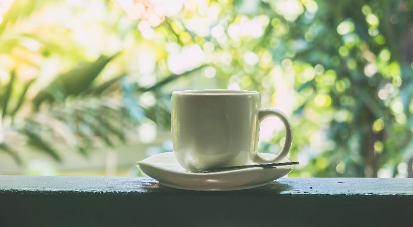 Delicious cup of ice tea in summer