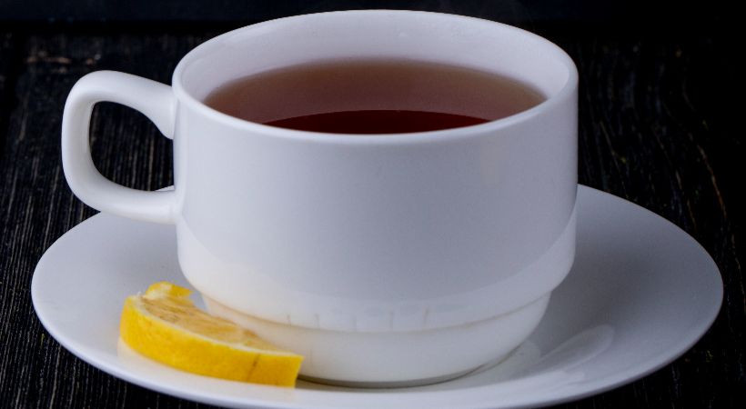 Delicious cup of tea for the summer